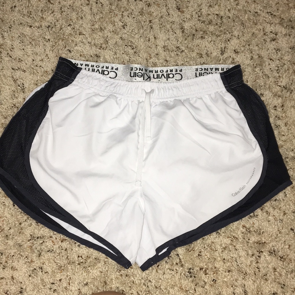 Calvin Klein Performance White Athletic Shorts